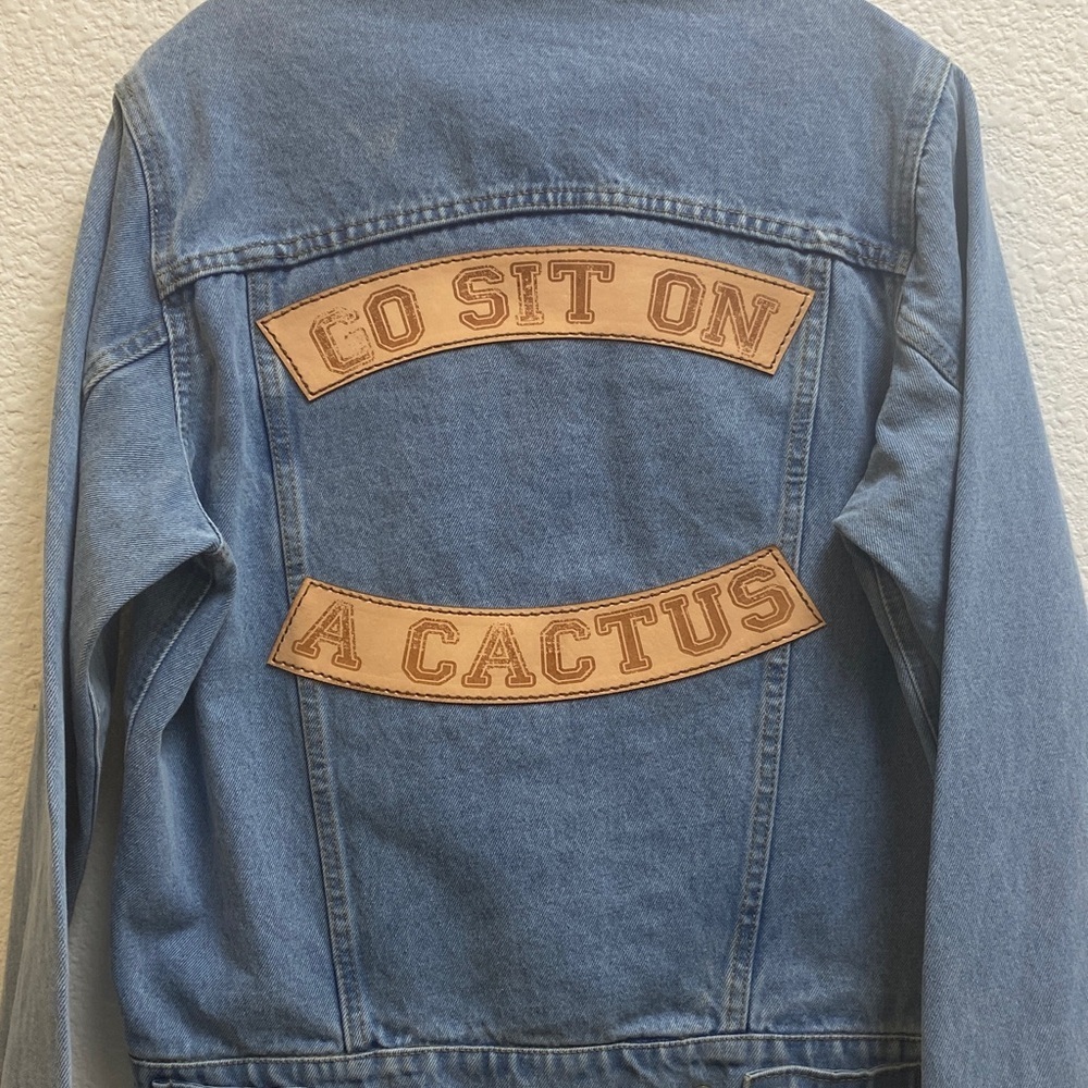 Free people denim jacket by Understated size L
